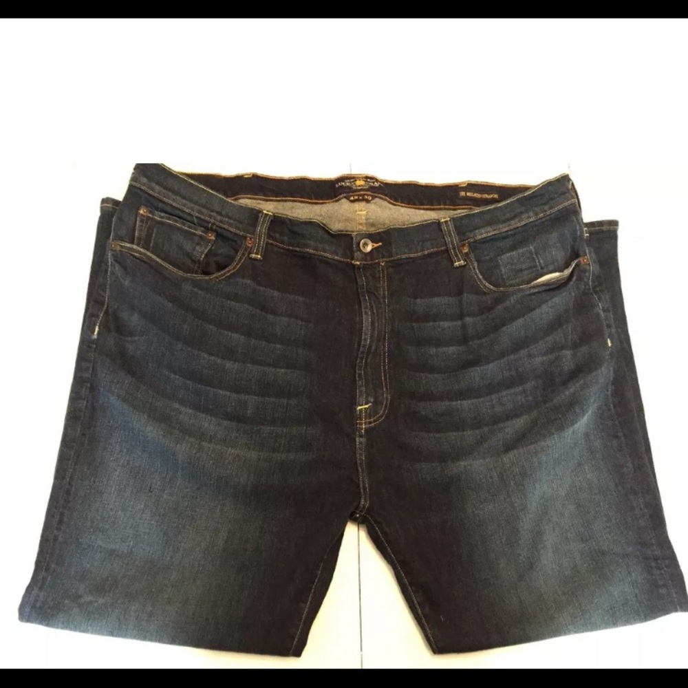 Lucky Brand Men’s Jeans 48x30 Straight Dark Wash